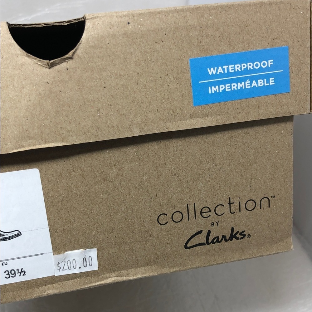 NEW Clarks Morris Peak Waterproof Brown Tumbled Leather Chukka Boot Men’s Size 7 - Picture 15 of 16